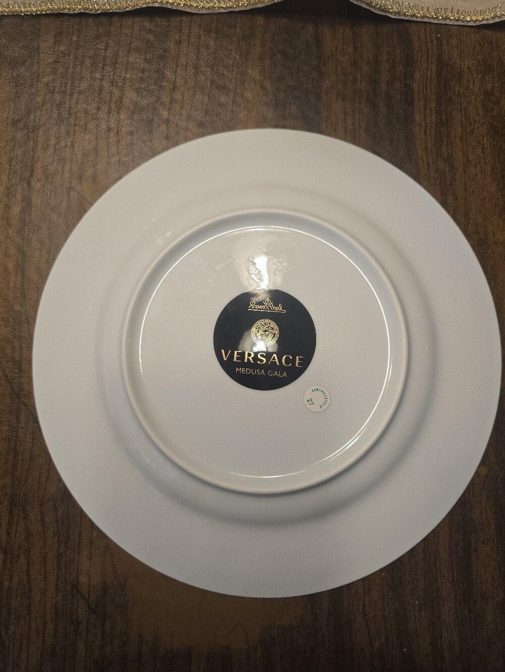 Versace Medusa plate